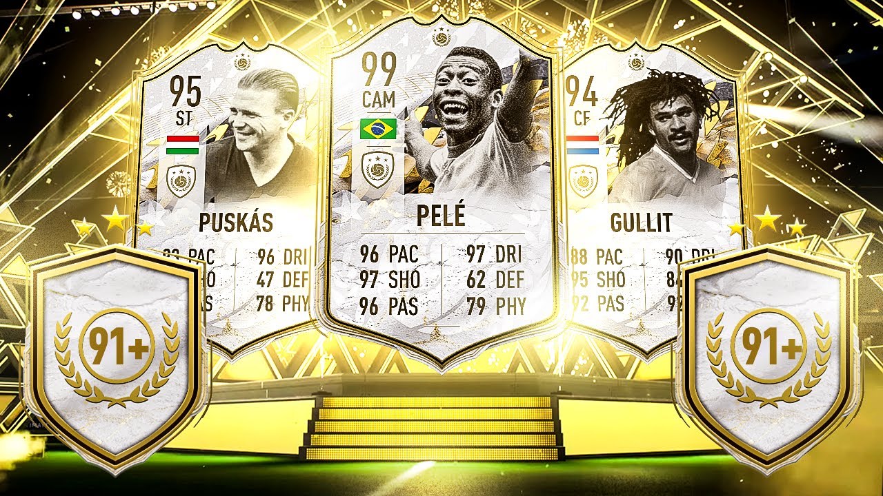 THIS IS WHAT I GOT IN MY 91+ ATT/MID ICON MOMENTS PACK! #FIFA22 ULTIMATE TEAM