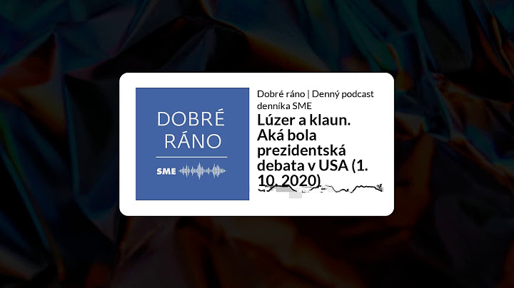Dobré ráno: Lúzer a klaun. Ako vyzerala prezidentská debata v USA (štvrtok, 1. 10. 2020)