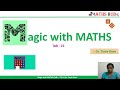 Magic with MATHS (Talk-21) : Dice Question