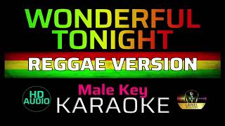 WONDERFUL TONIGHT - Reggae | KARAOKE - Male Key screenshot 5