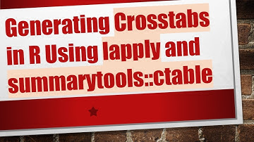 Generating Crosstabs in R Using lapply and summarytools::ctable