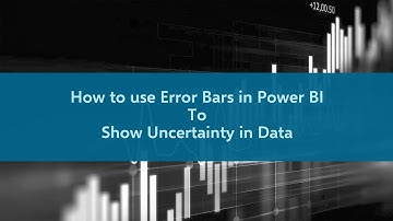 How to use Error Bars in Power BI | Create and interpret error bars in Power BI | PowerBI Error Bars