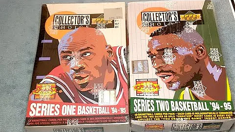 1994-95 Collector's Choice Series 1 & 2 basketball Boxes! Michael Jordan signature??
