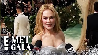 Why Nicole Kidman Chose Custom BALENCIAGA for the Met Gala | E! Insider