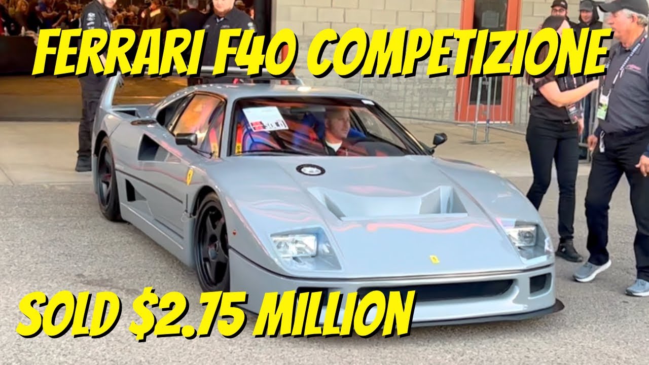 Modified 1989 Ferrari F40 Competizione - YouTube