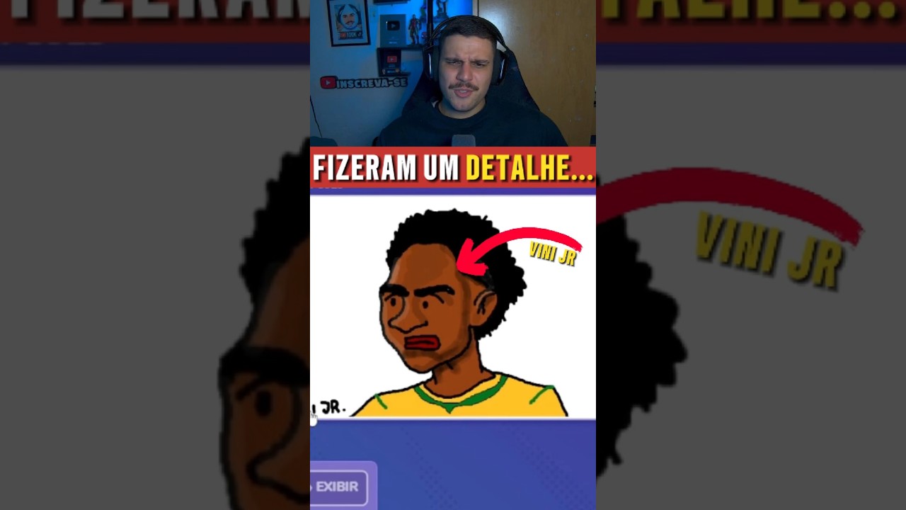 DESENHARAM O VINI JR COM UM DETALHE A MAIS #garticphone