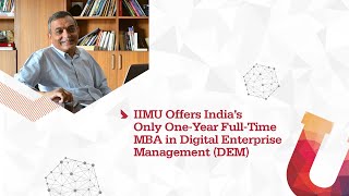 IIM Udaipur | Digital Enterprise Management | Course Explanation | Professor Janat Sir