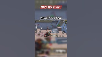 Miss 1v5 clutch with DBS🥹#battlegroundmobileindia #pubgmobile #shorts #bgmi #viral #trending #dbs