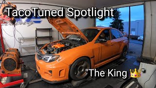 TacoTuned Spotlight: Pay homage to The King! 13 Subaru STI, 6266gen2 turbo,  PREracing Stage4 Engine