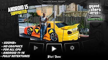 GTA SA Remastered Graphics Modpack Android 2025