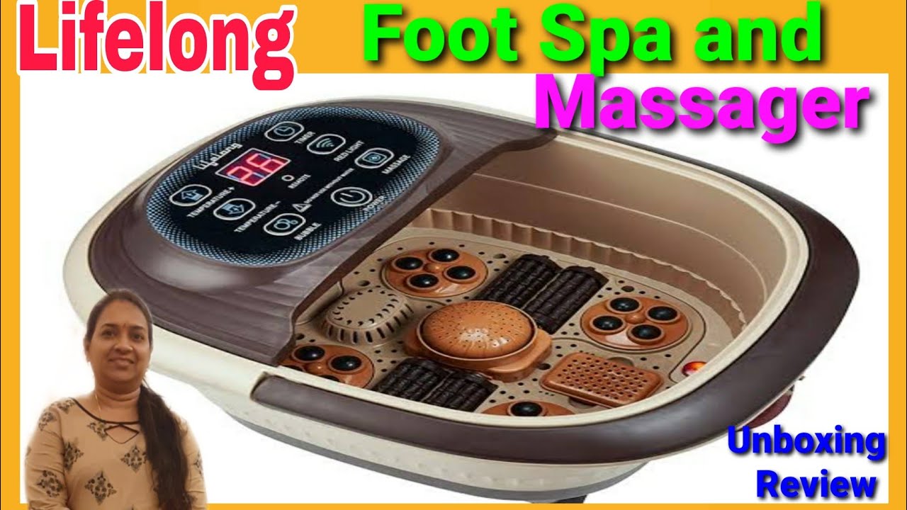 Lifelong Foot Spa and Massager/Unboxing and Review/Massager Machine
