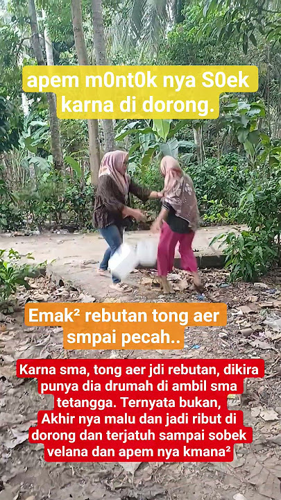 apem m0nt0k s0ek karna di dorong dan terjatuh,, #viralvideo