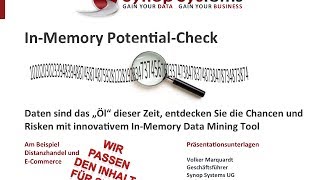 In-Memory Analytics Potential-Check Powered By Synop Analyzer