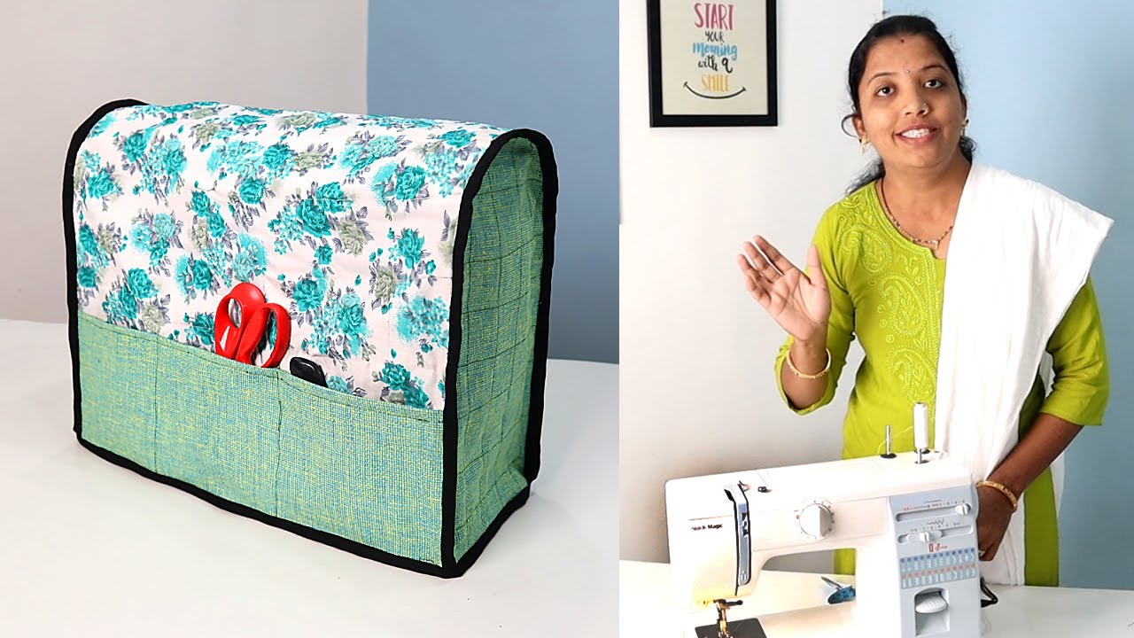 How to Make a Sewing Machine Cover. The Dust Case with Handle