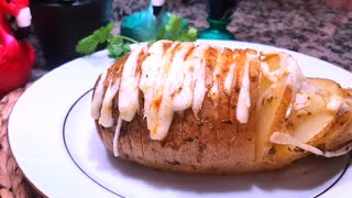 بطاطس مشوية بالفرن محشية بالجبن وصفة لذيذة وصحية  وسريعة