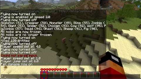 mincraft mods - part 2 of 2 - single player commands