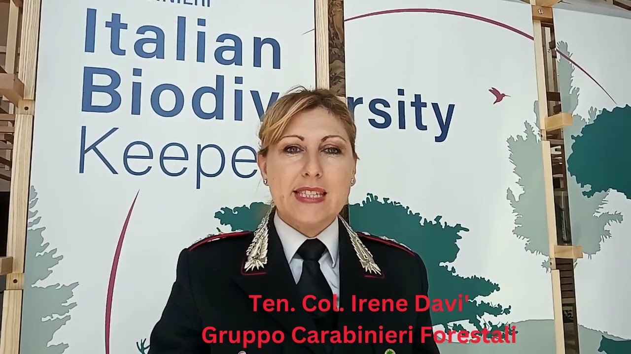 Ten.  Col,  Irene Davi' Gruppo Forestali Carabinieri IRU