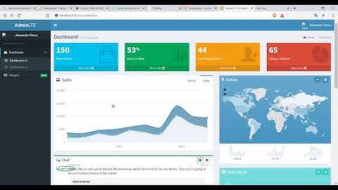Integrasi Template AdminLTE Laravel 6 part6