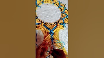 macrame mirror beutiful