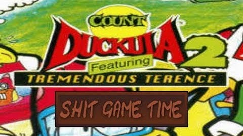 SHIT GAME TIME: COUNT DUCKULA II (AMIGA - Contains Swearing!)