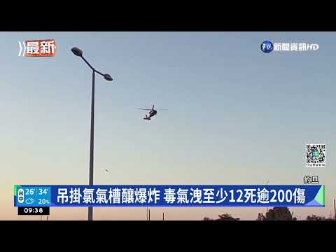 約旦阿卡巴港氯氣外洩 至少12死逾200傷｜華視新聞 20220628