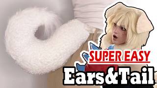 How I made my GOOB cosplay [Doggy Ears and Tail TUTORIAL]