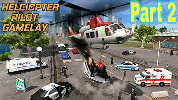 Helicopter Flight Pilot Simulator Gameplay Part 2 | Helicopter Game | Gameplay| Android Games