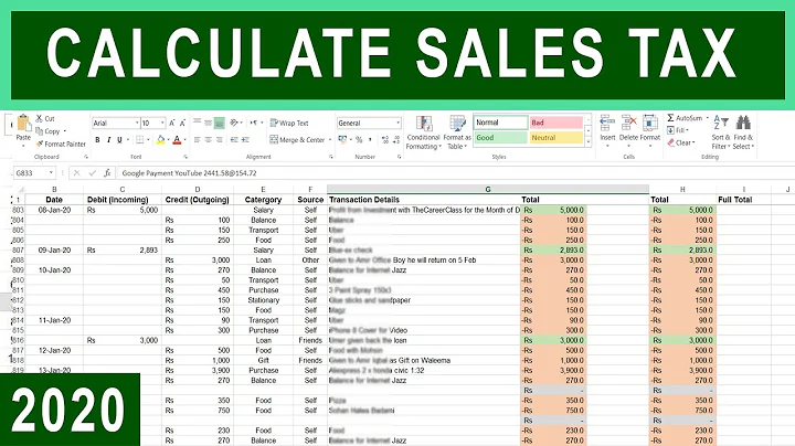 How to Calculate Sales Tax in Excel - Tutorial - DayDayNews