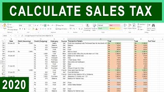 How to Calculate Sales Tax in Excel - Tutorial screenshot 3