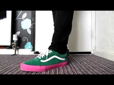 odd future vans on feet