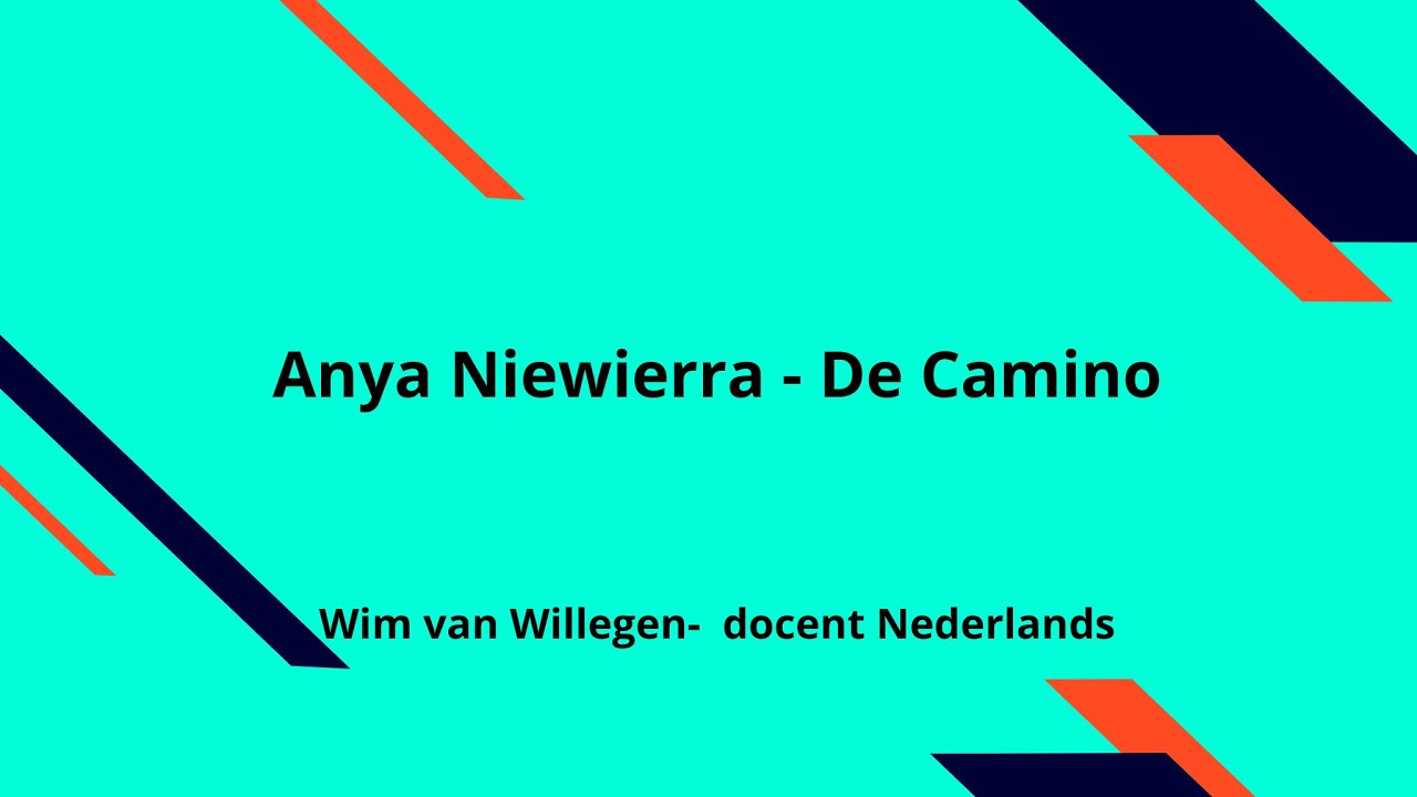 Anya Niewierra _ De camino - YouTube