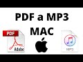 PDF a MP3 en MAC