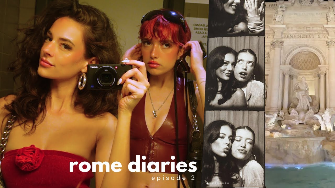 ⁣girls trip to rome | travel vlog