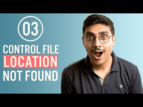 What is the location of Oracle Control File By Manish Sharma