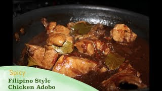 Filipino Style Spicy Chicken Adobo