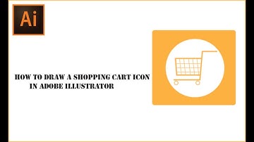 How to Design a Shopping Cart Icon Tutorial #shoppingcart #Adobe #Shoppinglogo #grafixtube