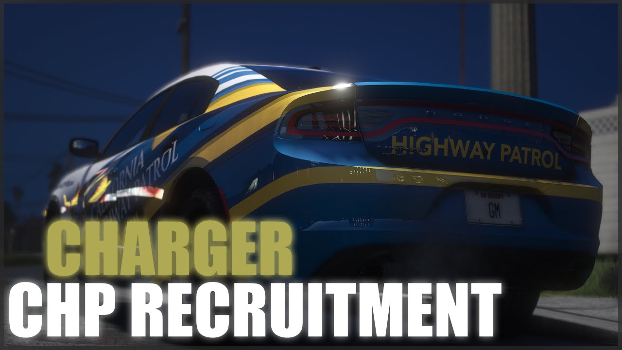 CHP Recruitment Charger Showcase Vehicle Made By Sheepdog