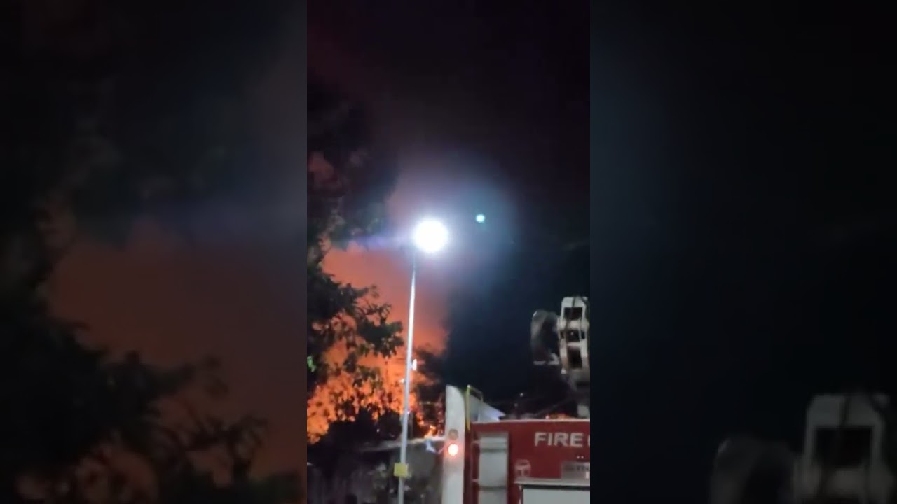 "Breaking: Huge Blaze in Aarey Colony, Mumbai – Near Film City 