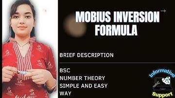 Möbius Inversion Formula | Number Theory | B.Sc. Math | Easy Explanation
