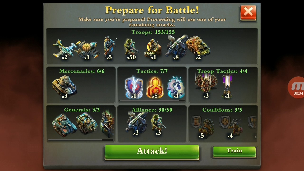 Dominations - Belthazor 5-6-2017 War attack against #24 of GP of Korea