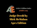 Judge dredd by mick mcmahon apex edition flip through