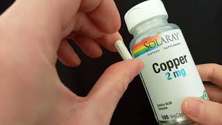 Review of Solaray Copper 2 mg - 100 VegCaps