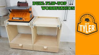 Double FlipTop Workstation