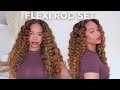 EASY FLEXI ROD SET ON NATURAL DRY 3C HAIR | Kaila Kake
