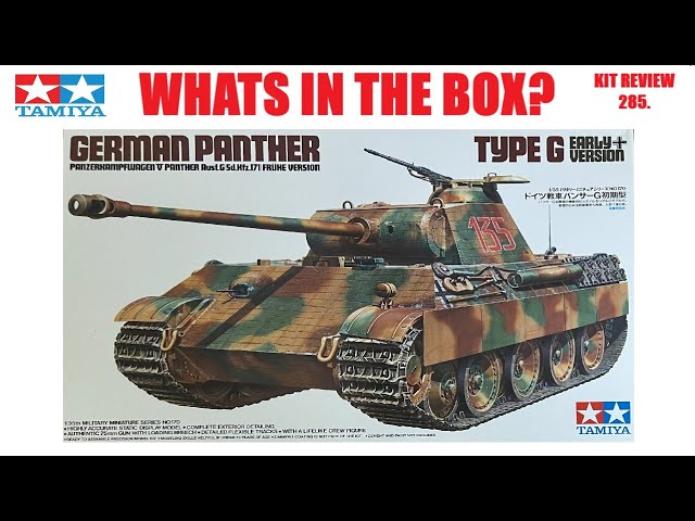 その他 TAMIYA Panzerkampfwagen V Panther 1/35 Tamiya 35065 1/35 Medium Tank Model Kit German