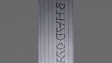 Shadow font style #shorts