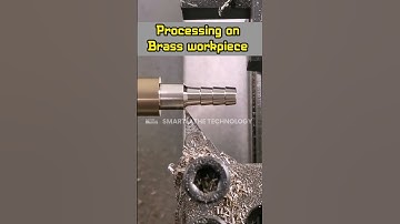 How to process the DIY Brass hardware workpiece by SL-36 | CNC Smartlathe