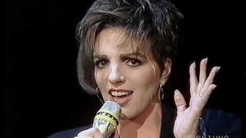 LIZA MINNELLI - Losing My Mind - FANTASTICO - 1989