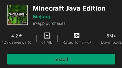 Minecraft Java On ANDROID & IOS(Free)