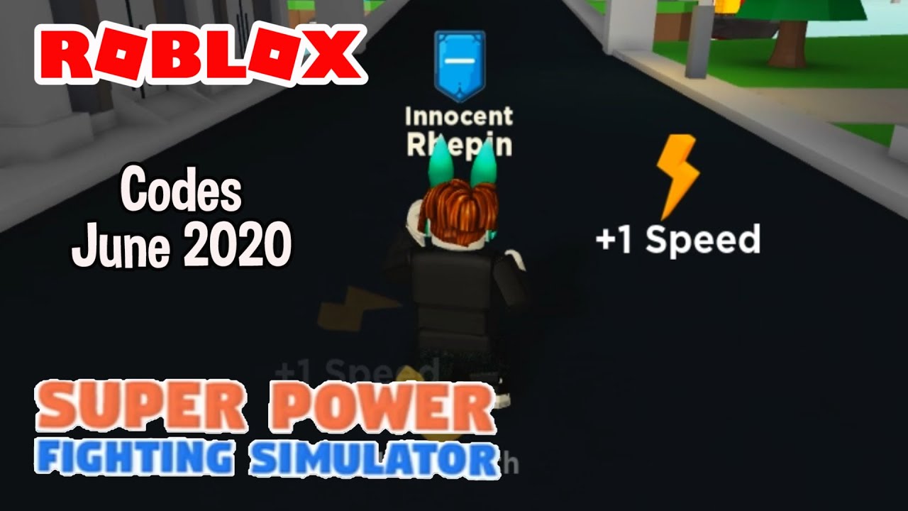 Roblox Super Power Fighting Simulator Codes June 2020 YouTube